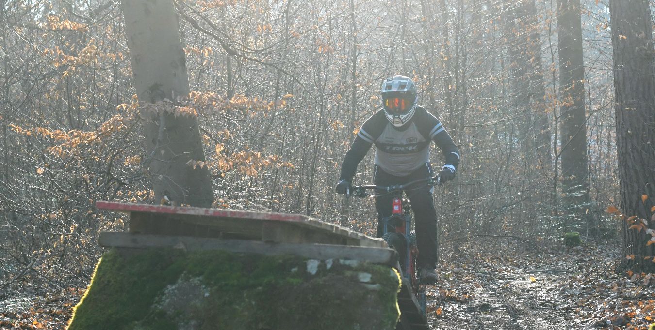 Drop auf Wolfstrail 1 bei Kaiserwetter