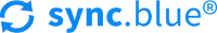 Logo sync blue