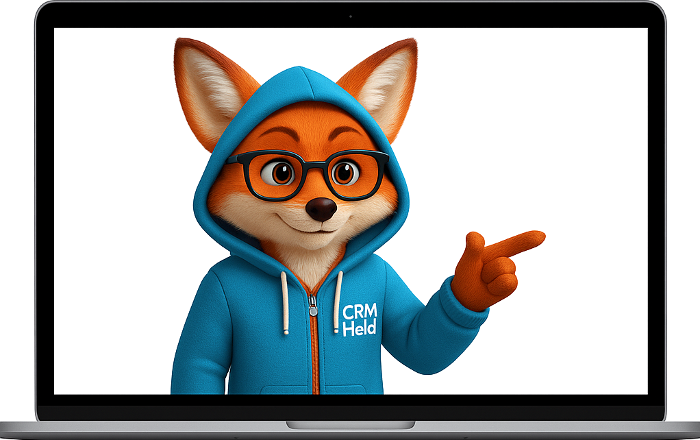 CRM-Fuchs-Laptop