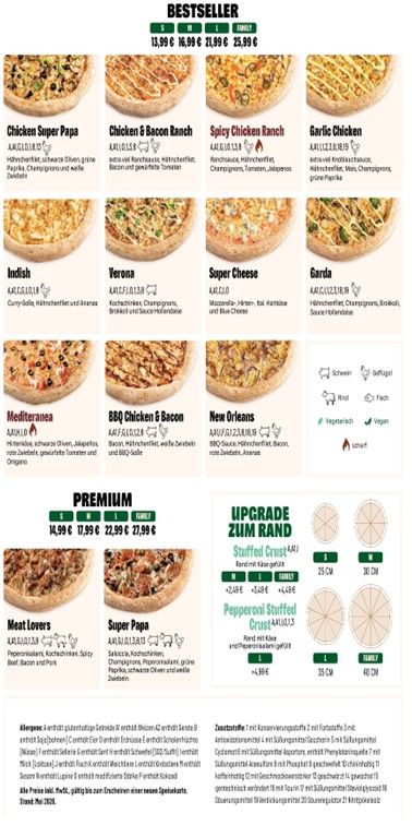 Papa Johns Pizza 1