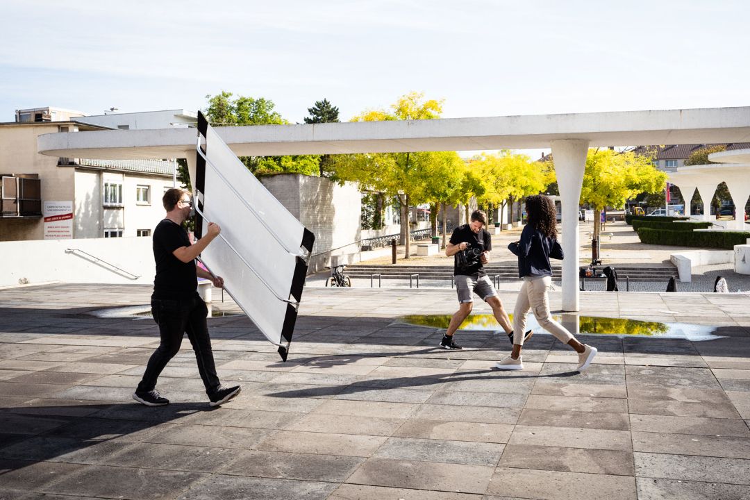 W&W ModernMedia am Set