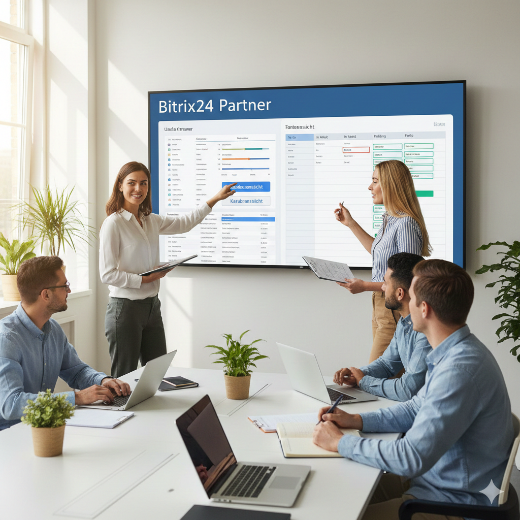 Bitrix24 mit Tools zur Zusammenarbeit