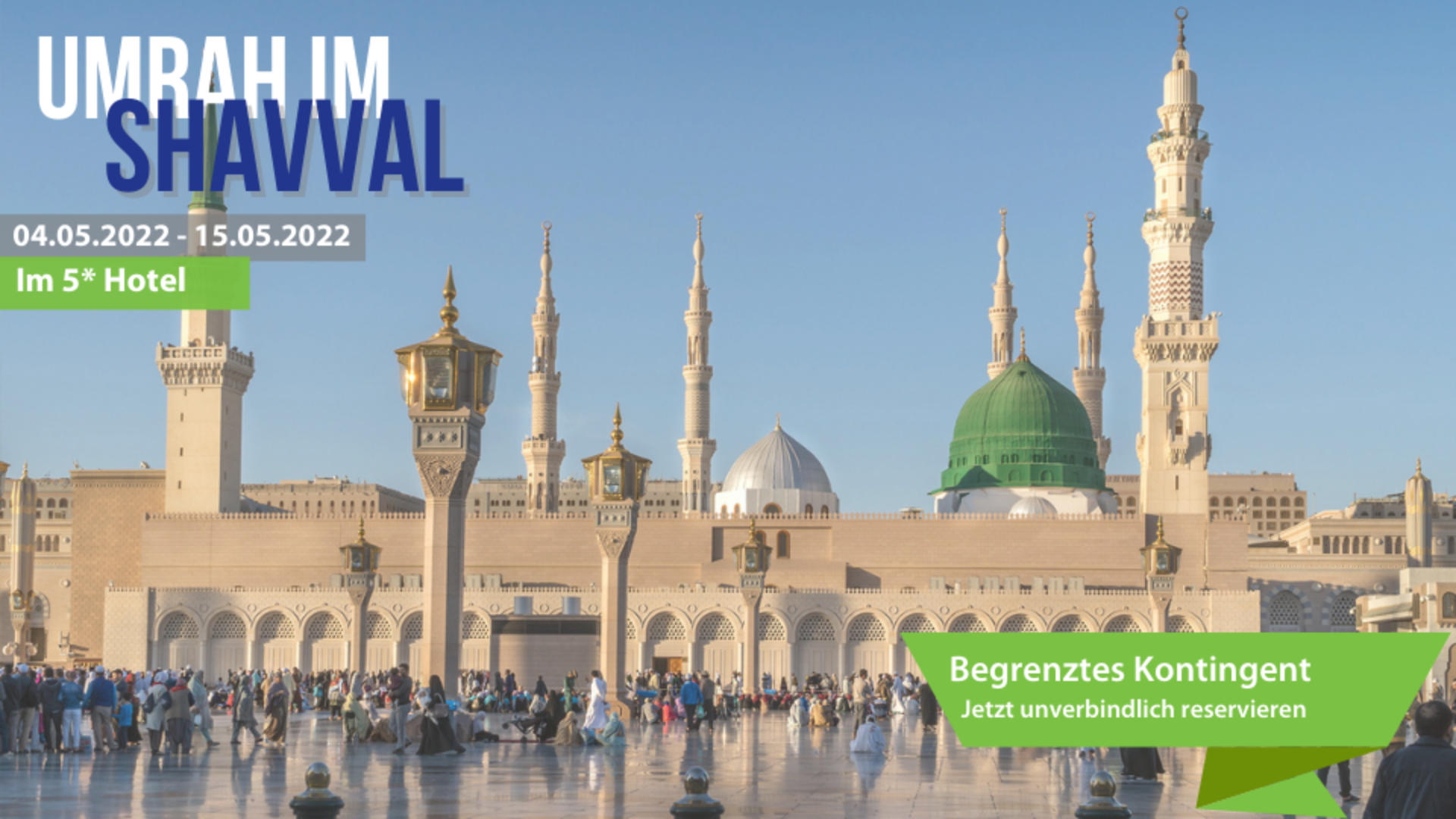 Mekka, Medina, Umrah, Grüne Kuppel