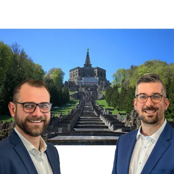 Sebastian Schmidt und Arthur Rosenhauer aus Kassel Wolfhagen. Finanzierungen und Immobiliensuche.