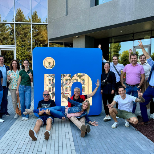 Delegationsreise zum LinkedIn-Hauptsitz – Einblick in das weltweit größte Business-Netzwerk, organisiert von ABC Personal GmbH. Anschließend Besuch der Stanford Universität, bevor es während der Innovationsreise nach Las Vegas geht.