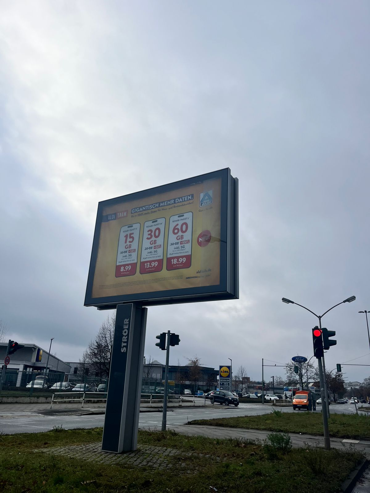 Außenwerbung Bilboard