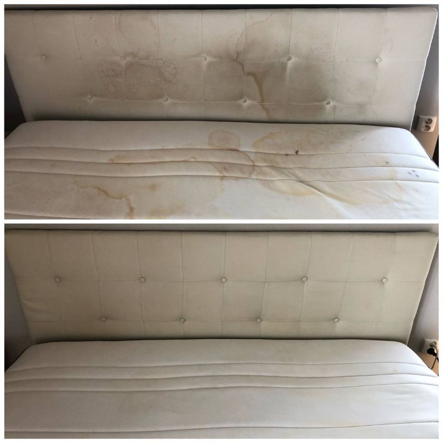 Reinigung von gepolsterten Bettkopfstützen und Kopfenden