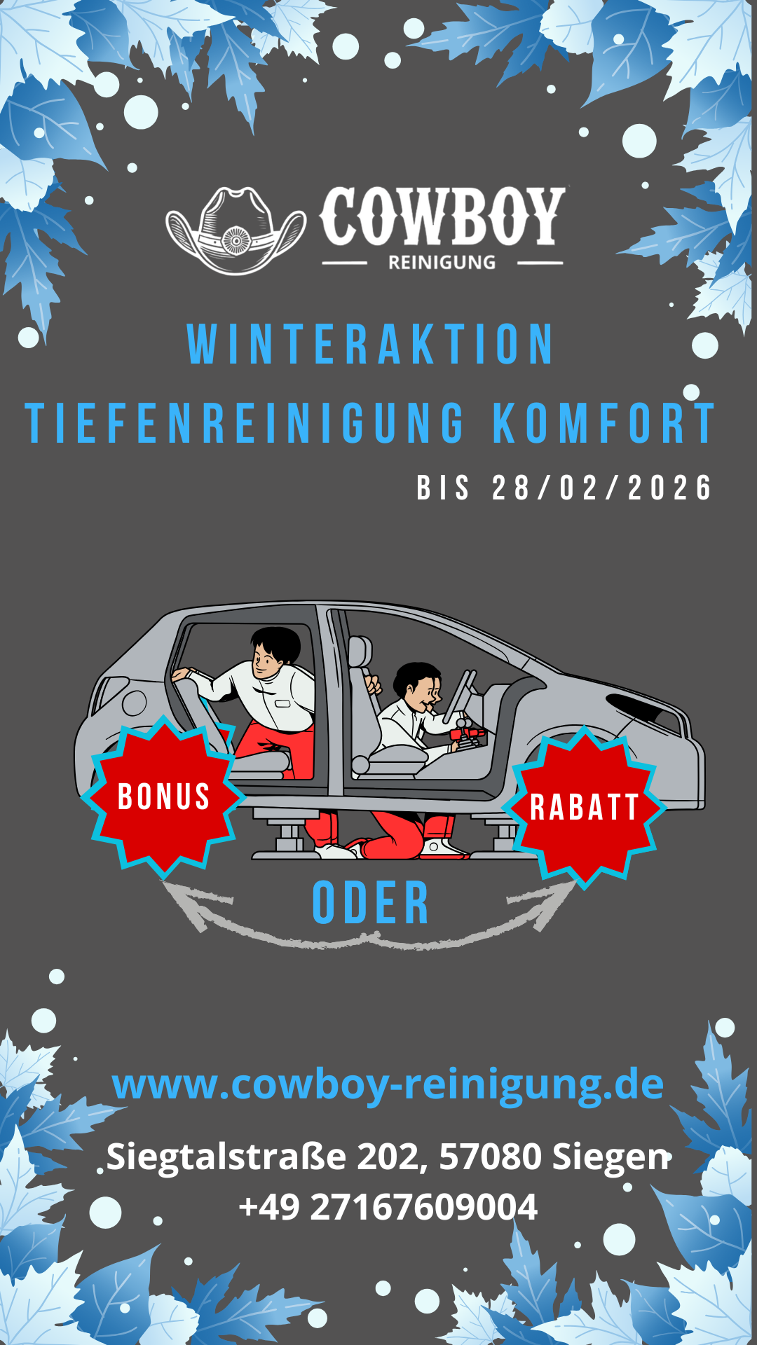 Auto-innenreinigung&nbsp; Angebot
