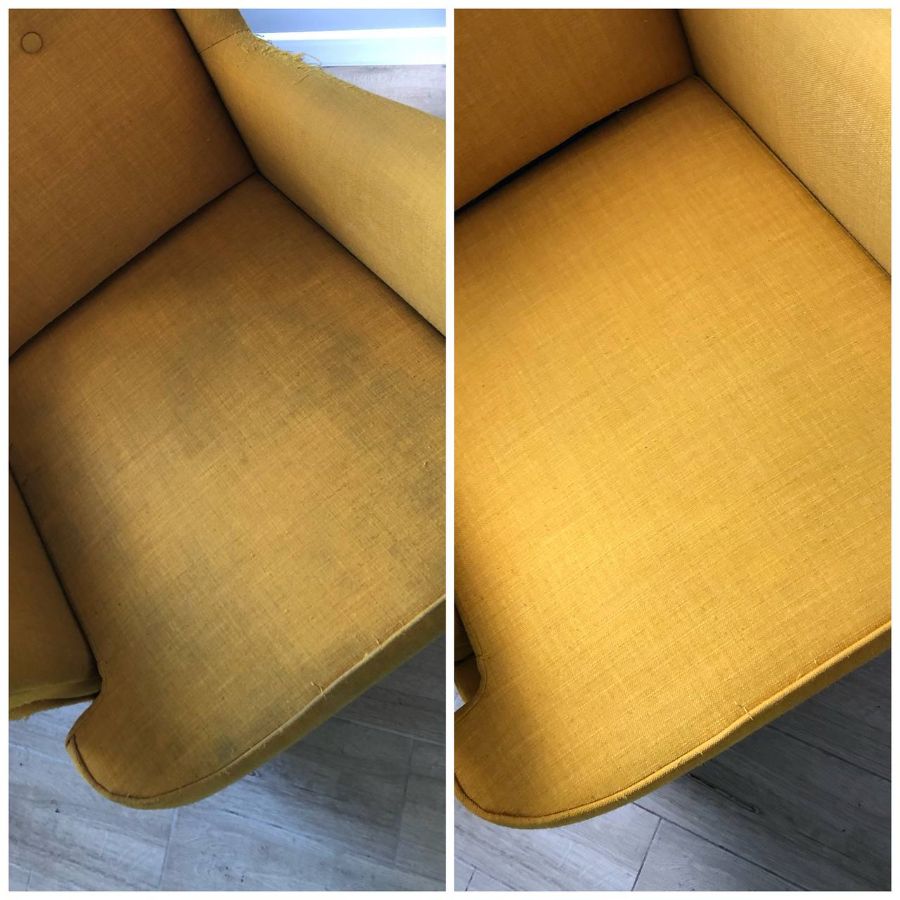 Professionelle Reinigung von Polstermöbel-Sesseln