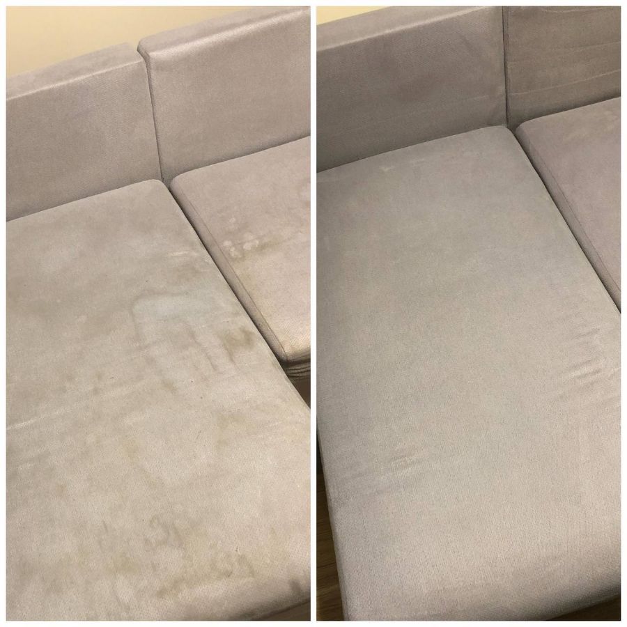 Professionelle Reinigung von Polstermöbel