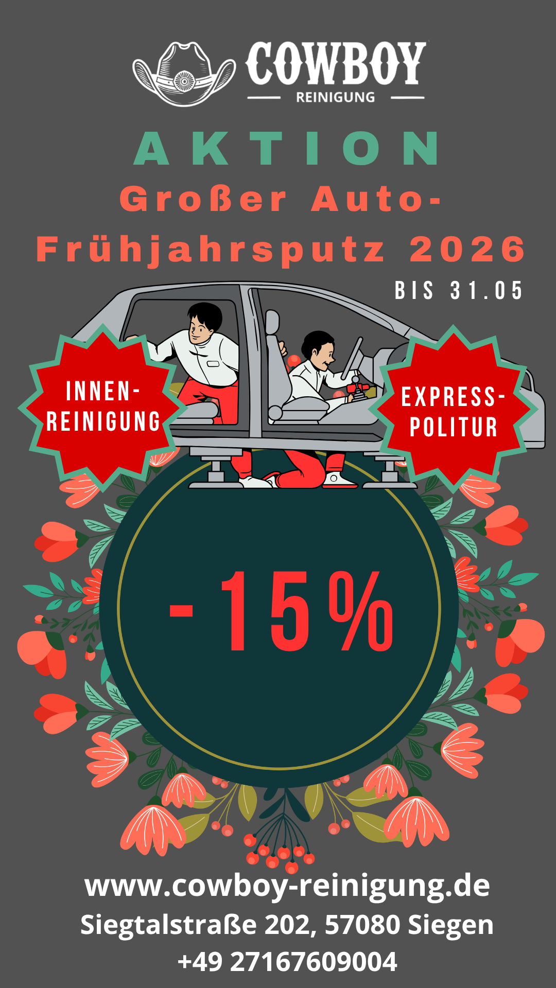 Auto-innenreinigung&nbsp; Angebot
