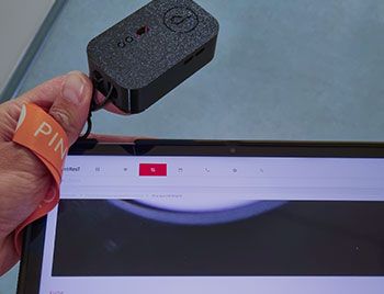 Techniktest in der Modelleinrichtung