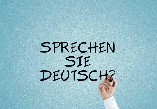 Visualisierung der häufig gestellten Frage "Sprechen Sie Deutsch" an Lernende von Deutsch als Fremdsprache