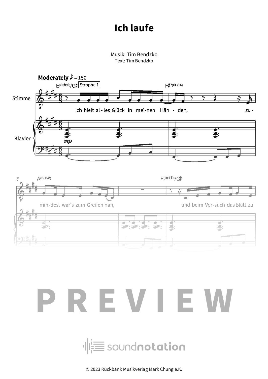 Ich laufe - Tim Bendzko