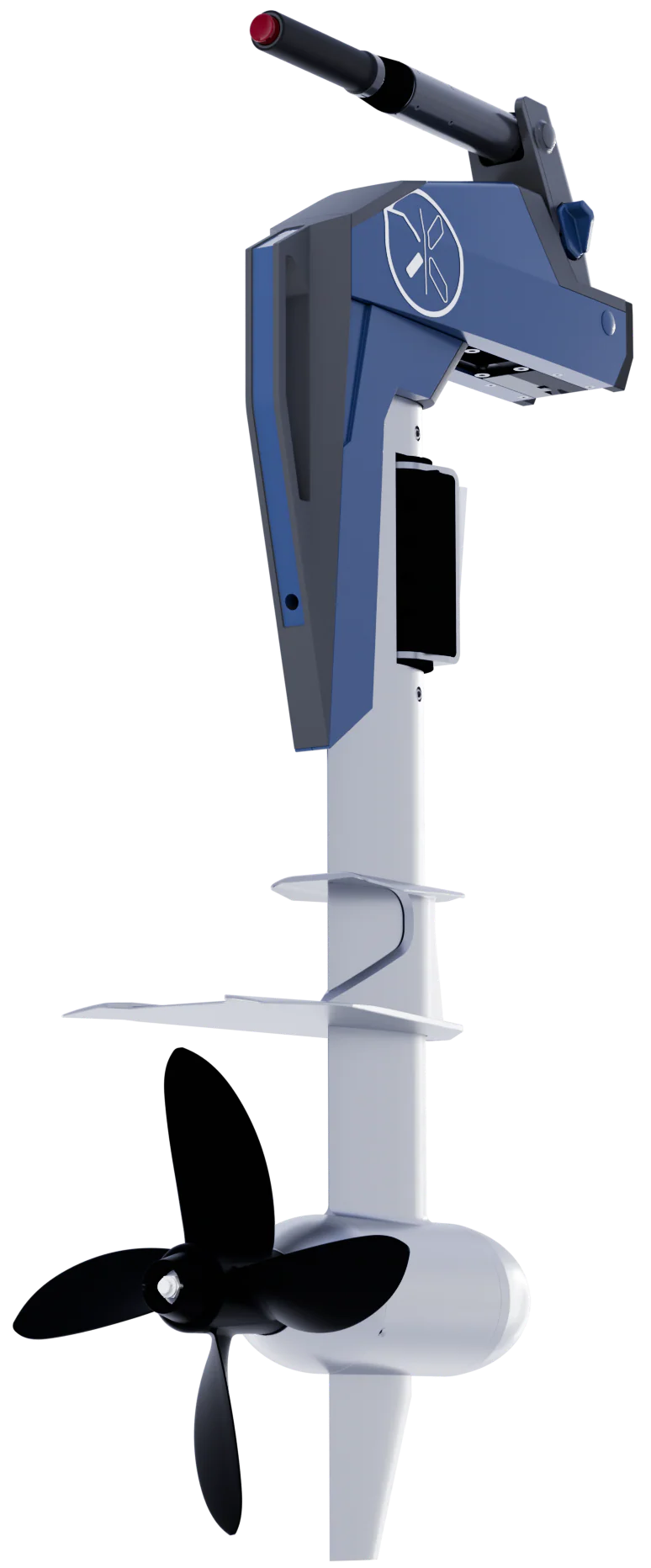 M10 Außenbordmotor-Set Pinne ohne Batterie
