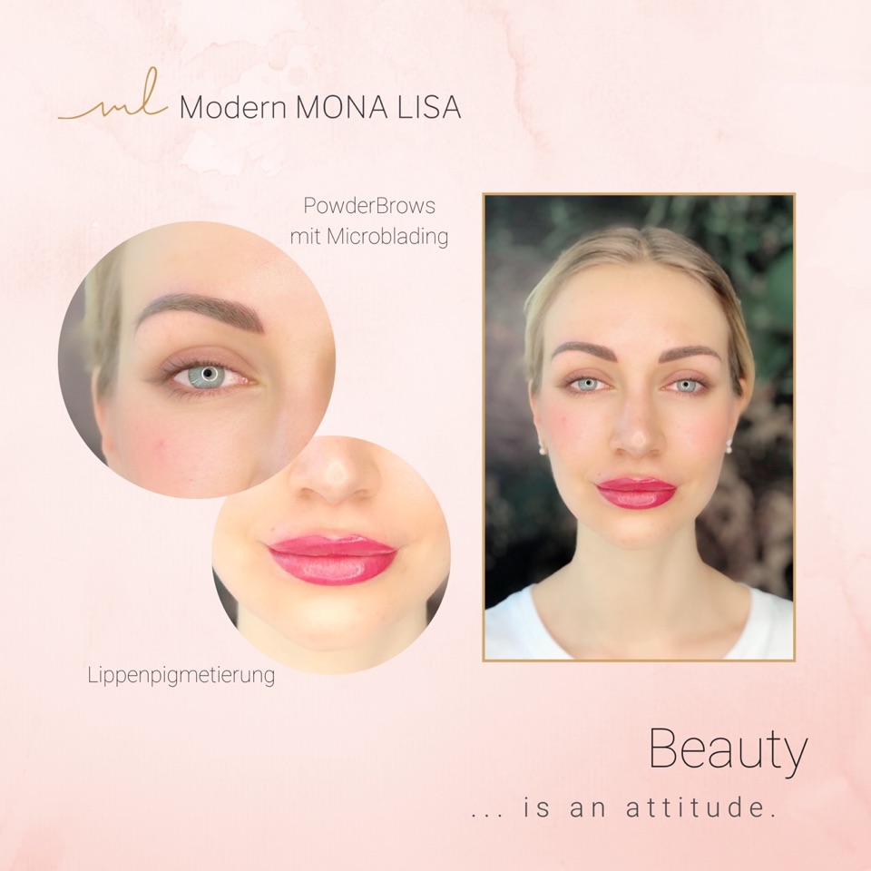 Modern Mona Lisa - Microblading - Lippenpigmentierung