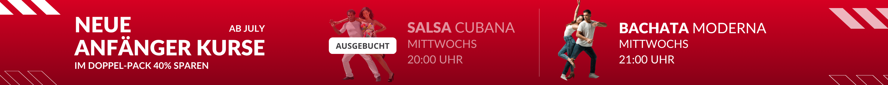 Neue Salsa und Bachata Anfänger Kurse