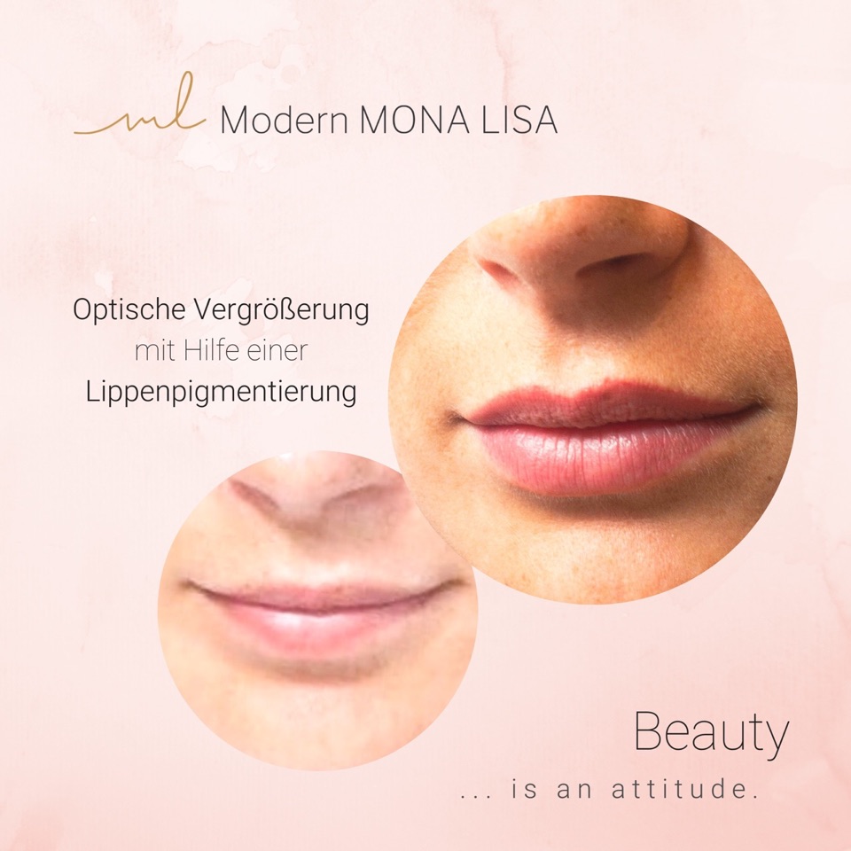 Modern Mona Lisa - Lippenpigmentierung